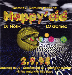 1995 party flyer