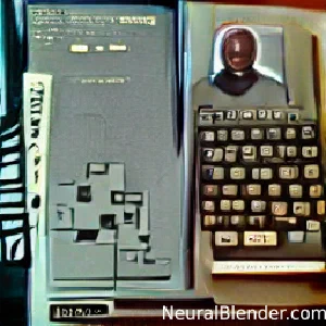 ZX81 and Michael K Williams generated by Neurlblender AI