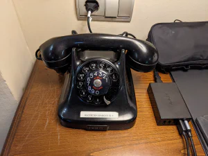 Old rotary phone