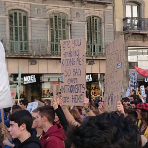 Climate protest in Barcelona