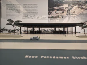 Model of the Neue Nationalgalerie in Berlin
