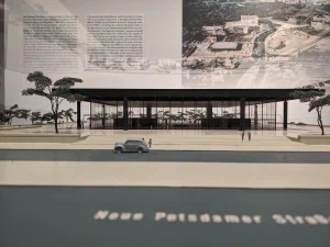 Model of the Neue Nationalgalerie in Berlin